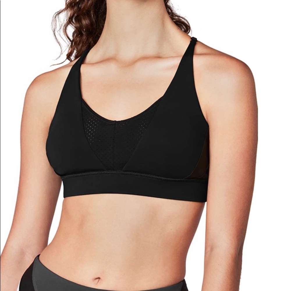 urban savage Black Racerback Calatrava Sports Bra Size Medium